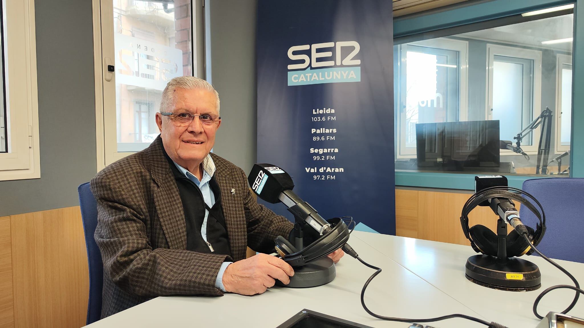 Jaume Millàs és el president de l'associació veïnal de Jaume I, al centre històric de Lleida.