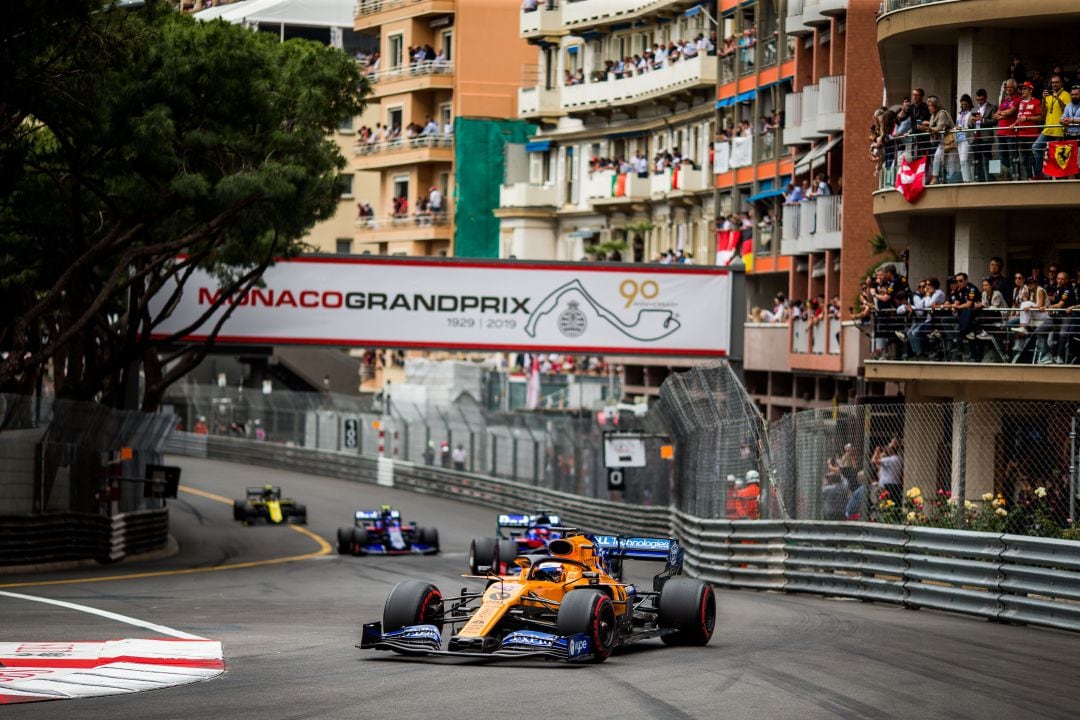 Carlos Sainz Jr. durante el GP de Mónaco de F1