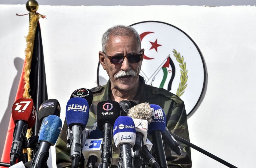 Brahim Gali, líder del Frente Polisario, el pasado mes de febrero