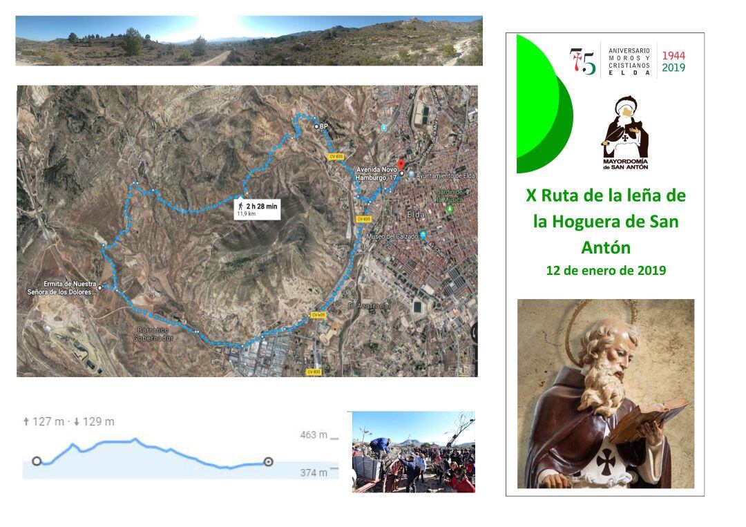 La ruta a pie será guiada por Roberto Santa Hernández