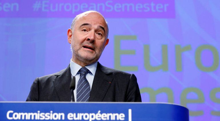 El comisario europeo Pierre Moscovici. 