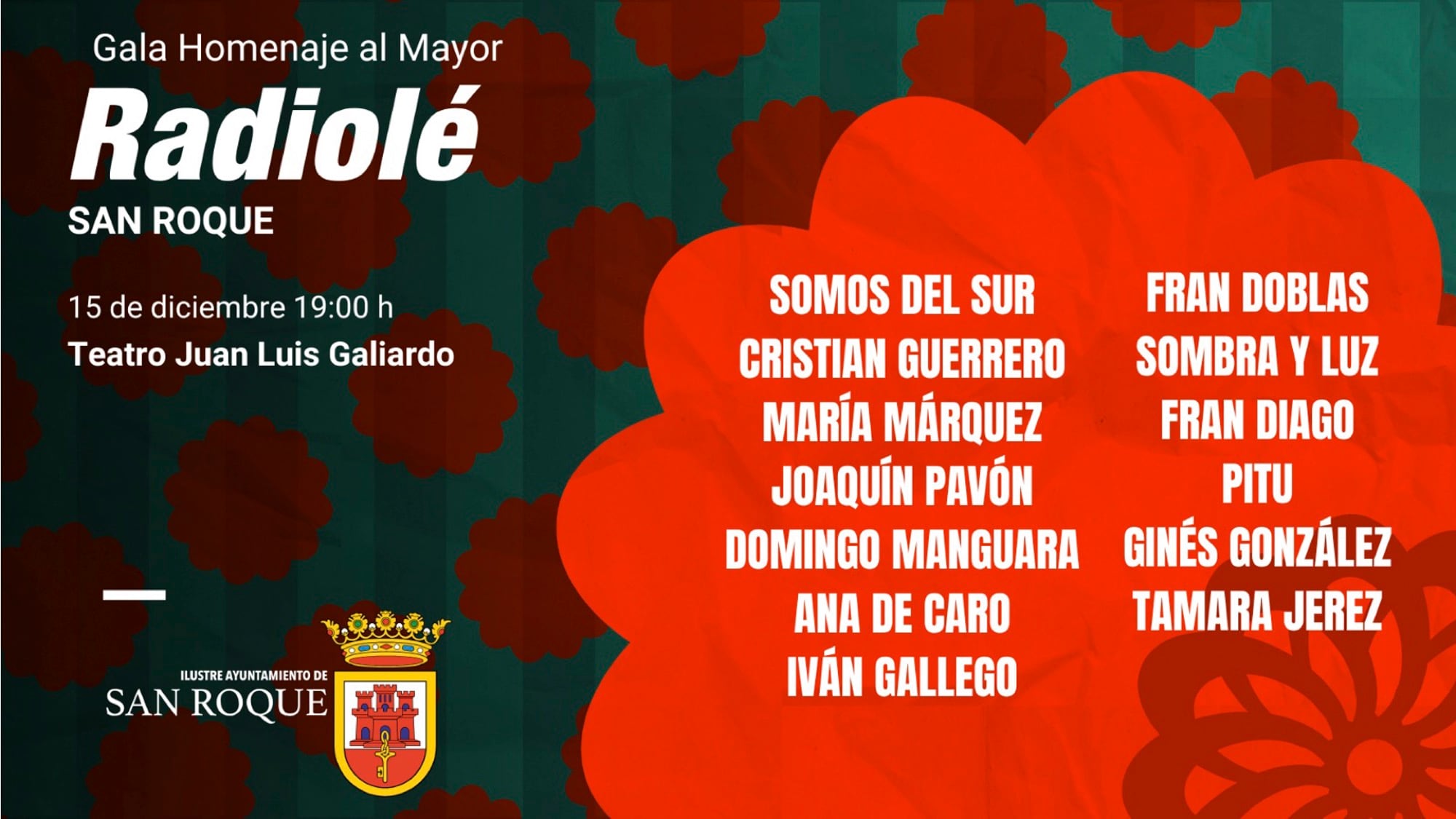 Cartel del concierto