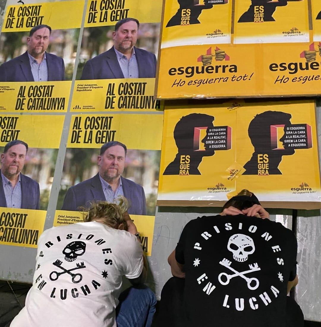 Funcionaris penitenciaris boicotegen l&#039;encartellada d&#039;ERC a Tarragona