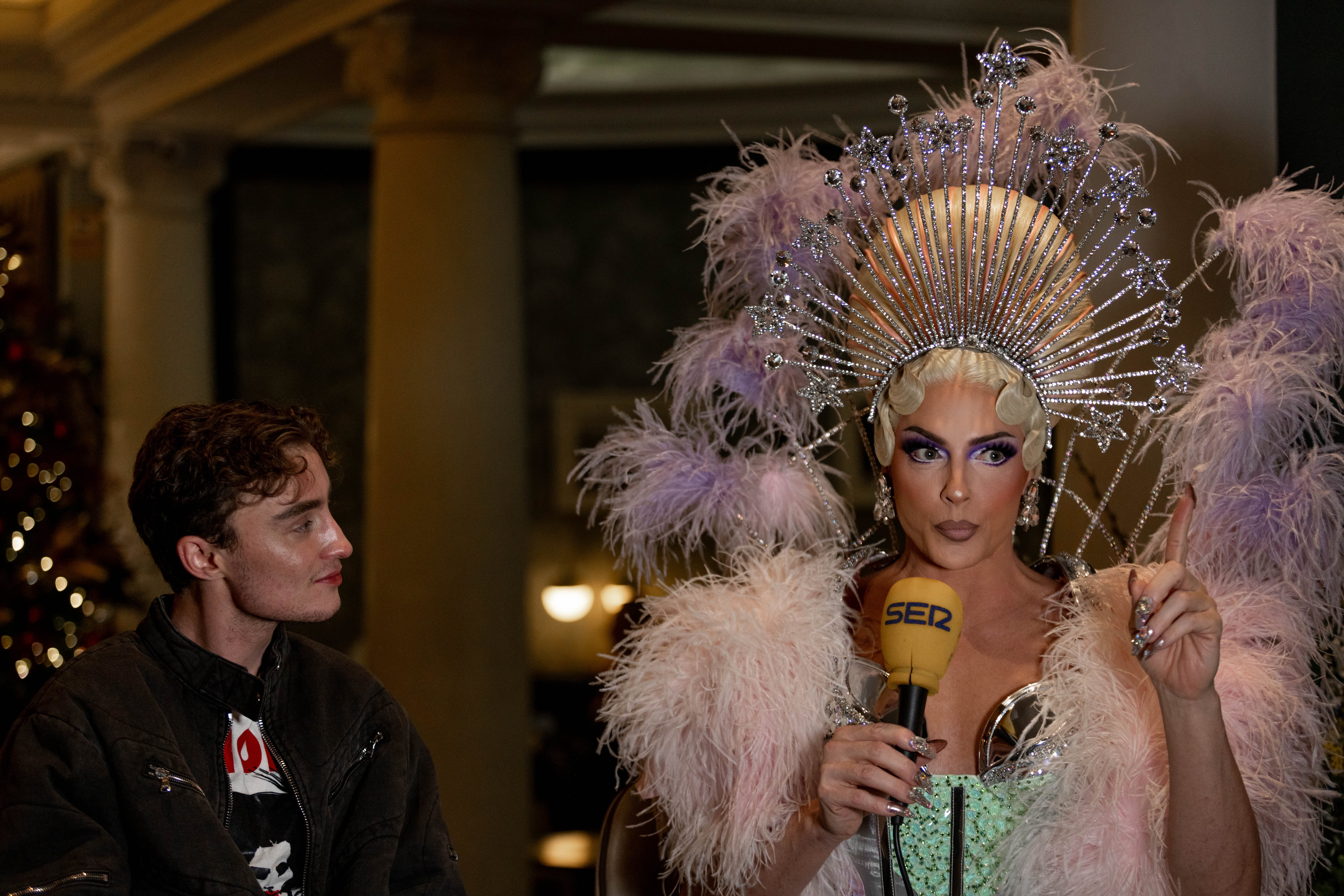 Alyssa Edwards y Gottmik  en La Hora Extra