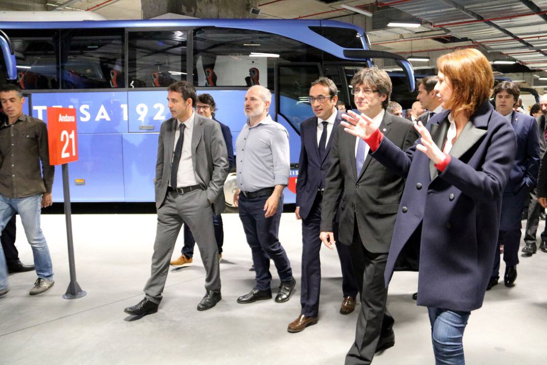 Les autoritats van inaugurar el maig de 2017 la nova estació