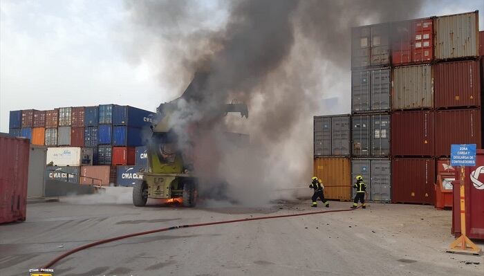 Un momento del suceso