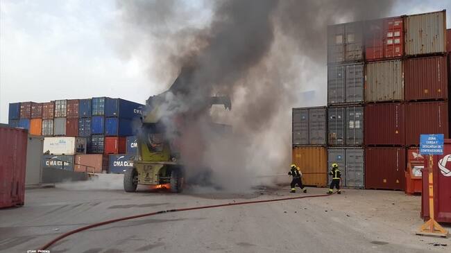 Un momento del suceso