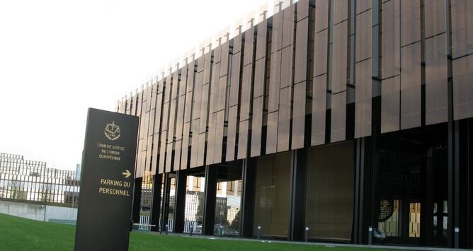 La seu del Tribunal de Justícia de la Unió Europea a Estrasburg