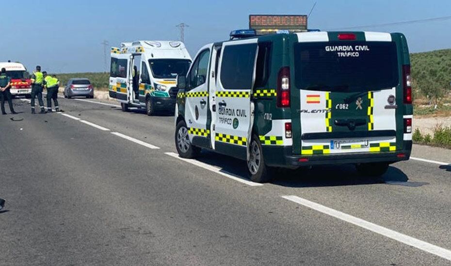 Furgón de la Guardia Civil de Tráfico.