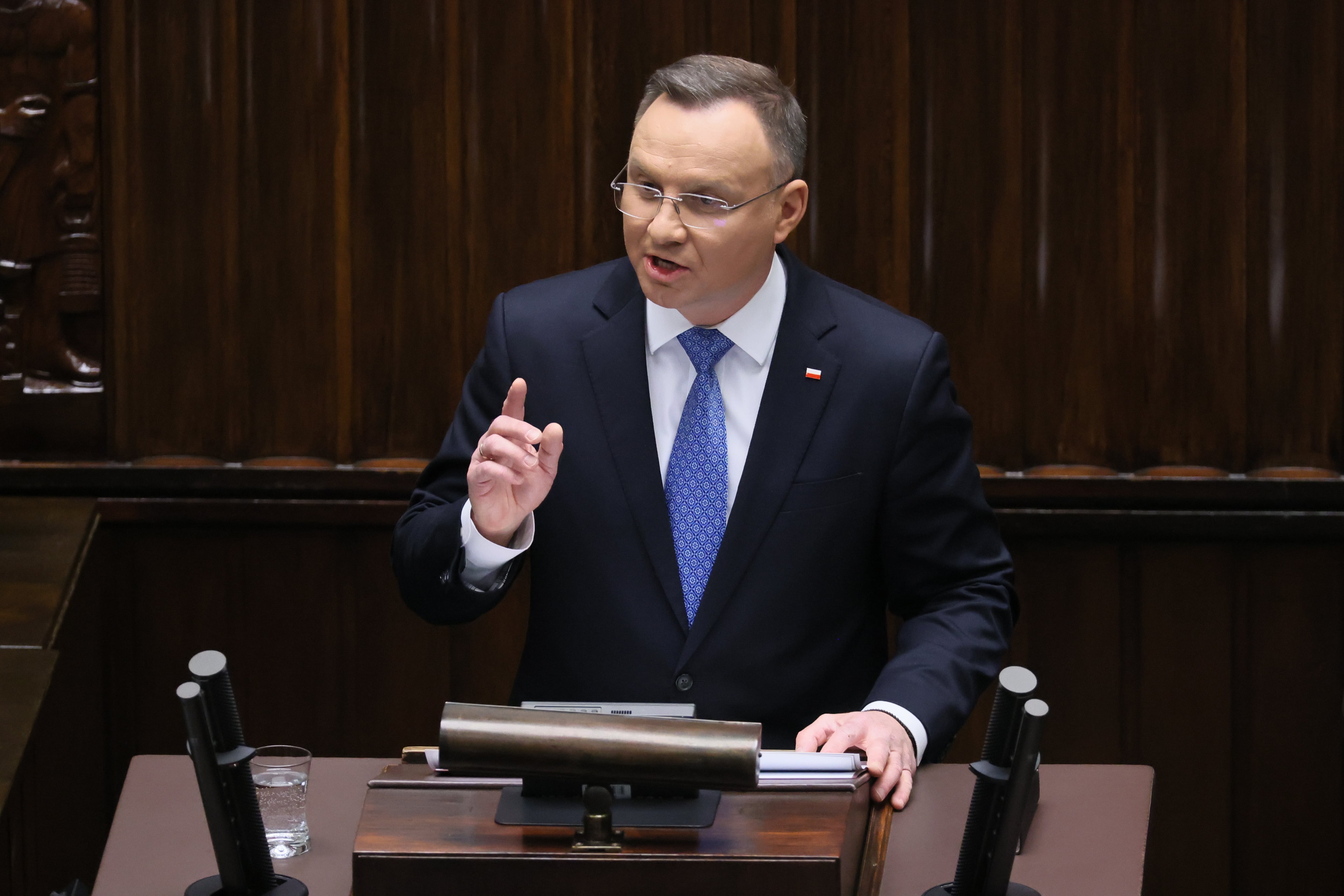 El presidente de Polonia, Andrzej Duda.