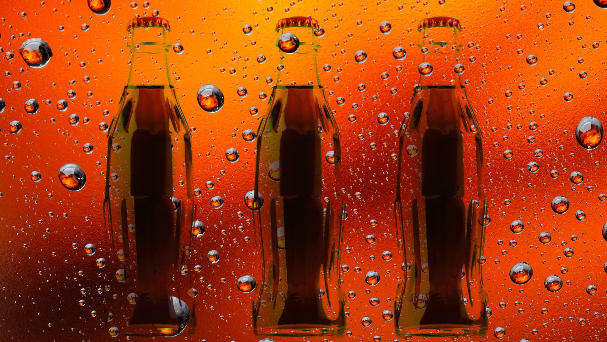 Botellas de refresco (montaje fotográfico)