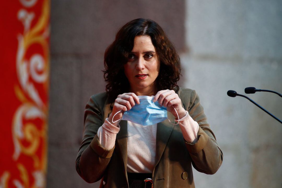 La presidenta de la Comunidad de Madrid, Isabel Díaz Ayuso