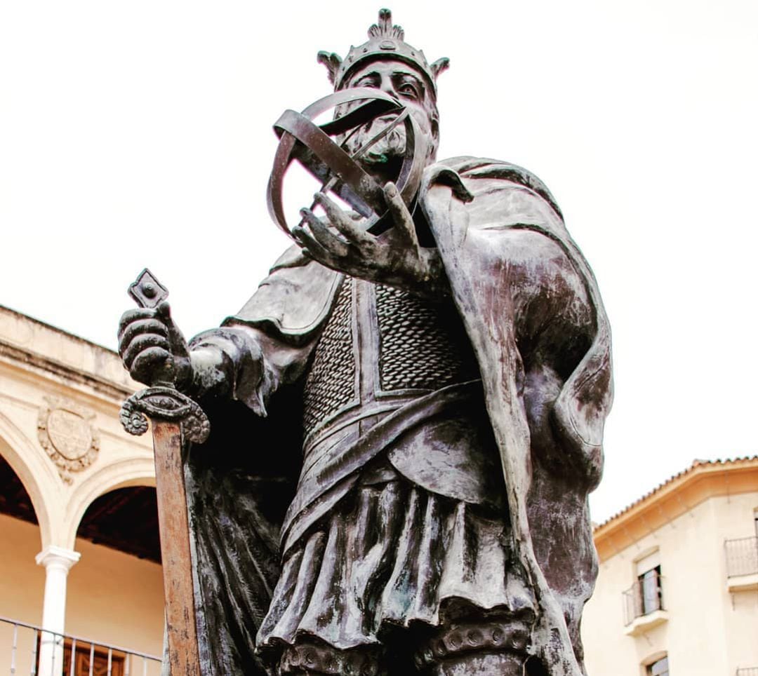El rey Alfonso X El Sabio en Lorca.