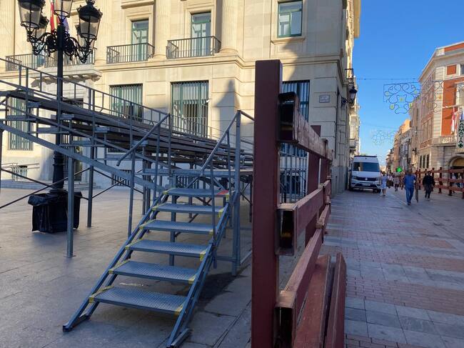 Grada en el Jardinillo