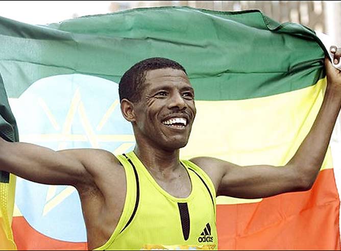 Gebreselassie en una foto de archivo