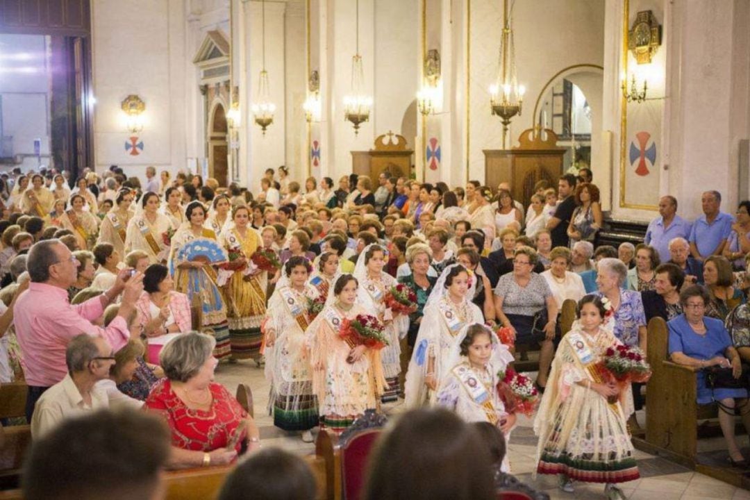 La ofrenda y procesión se llevará a cabo sin la posibilidad de acceder al interior del templo