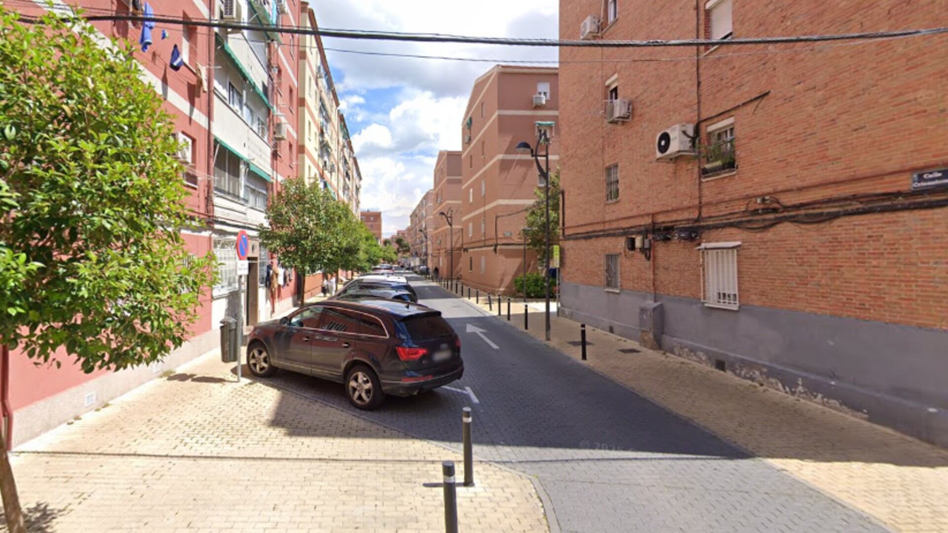 La calle Crisantemo de Getafe