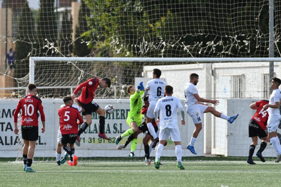 Imagen del choque en Santa Eulària