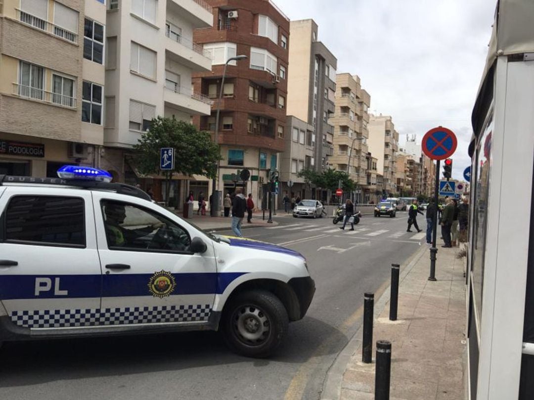 Policía Local Elda en Gran Avenida