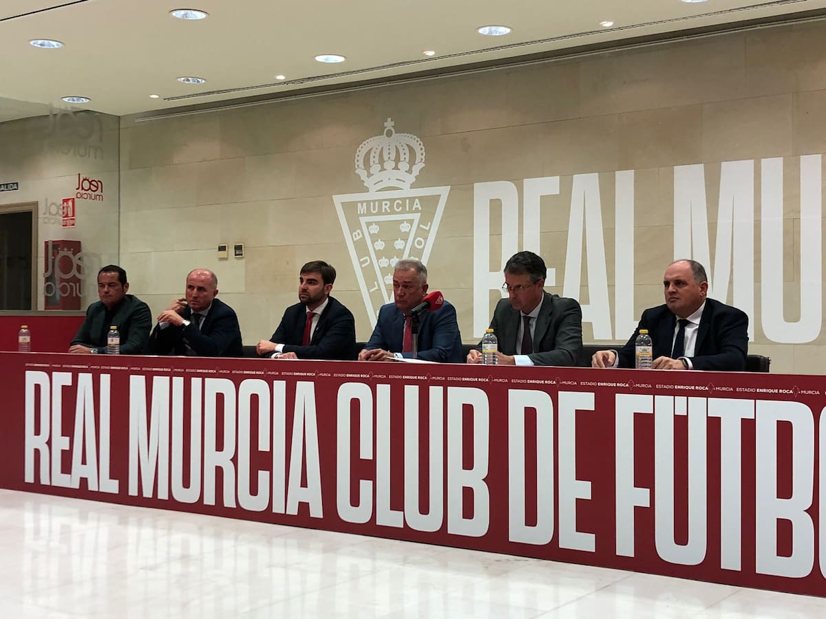 Álvaro Buendía, Antonio Pedreño y Raúl Pérez, nuevos consejeros del Real Murcia de Felipe Moreno