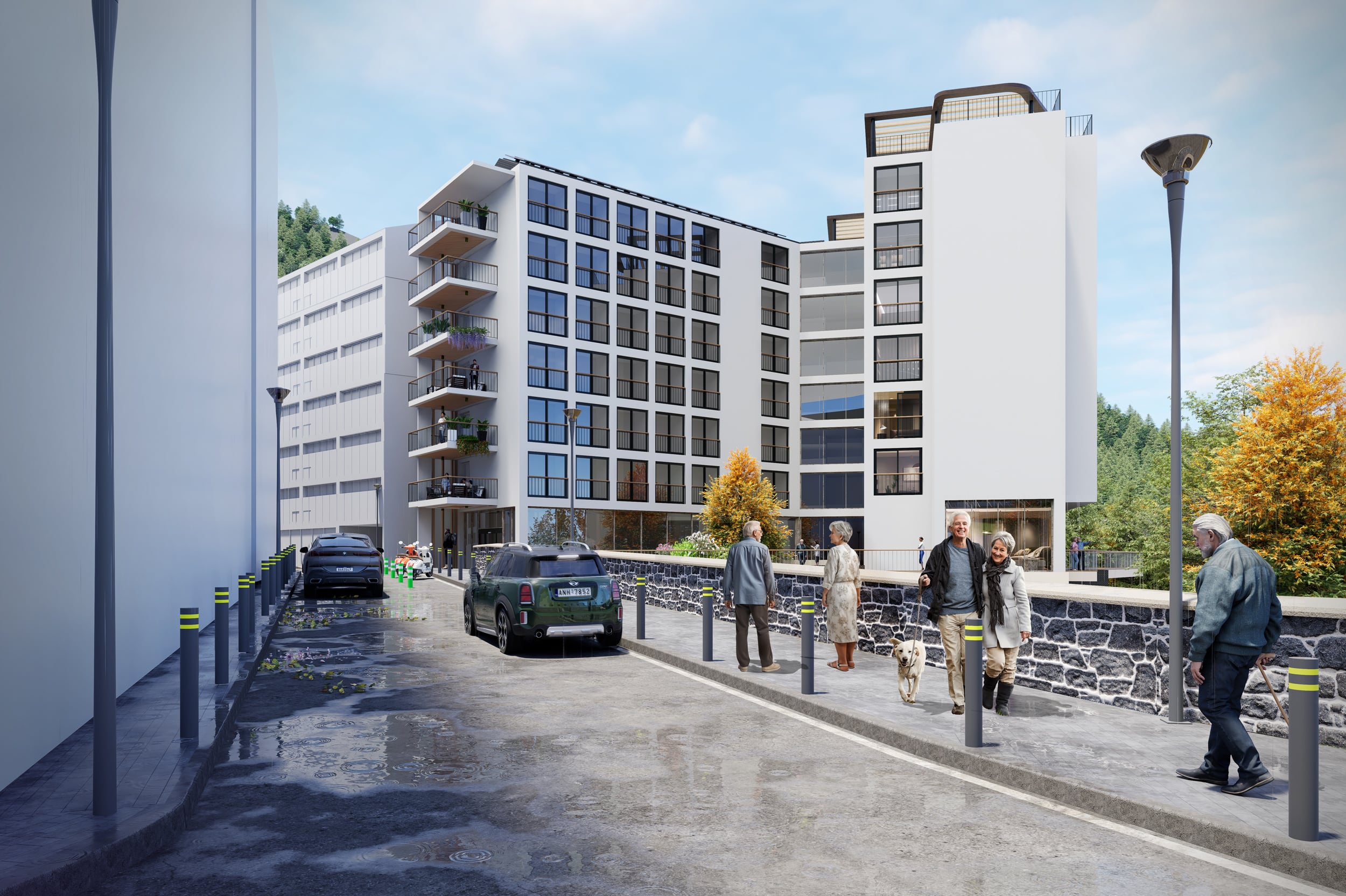 Render del projecte Residencial Parc de l&#039;Ossa, la residència geriàtrica que impulsa un grup d&#039;inversors privats amb MoraBanc al capdavant