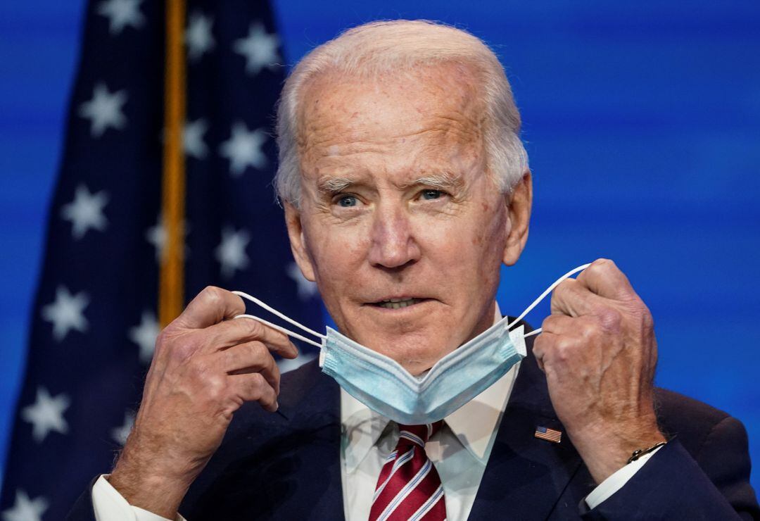 Joe Biden, durante una rueda de prensa en Wilmington, Delaware