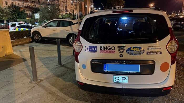 Vehículo intervenido en Algeciras