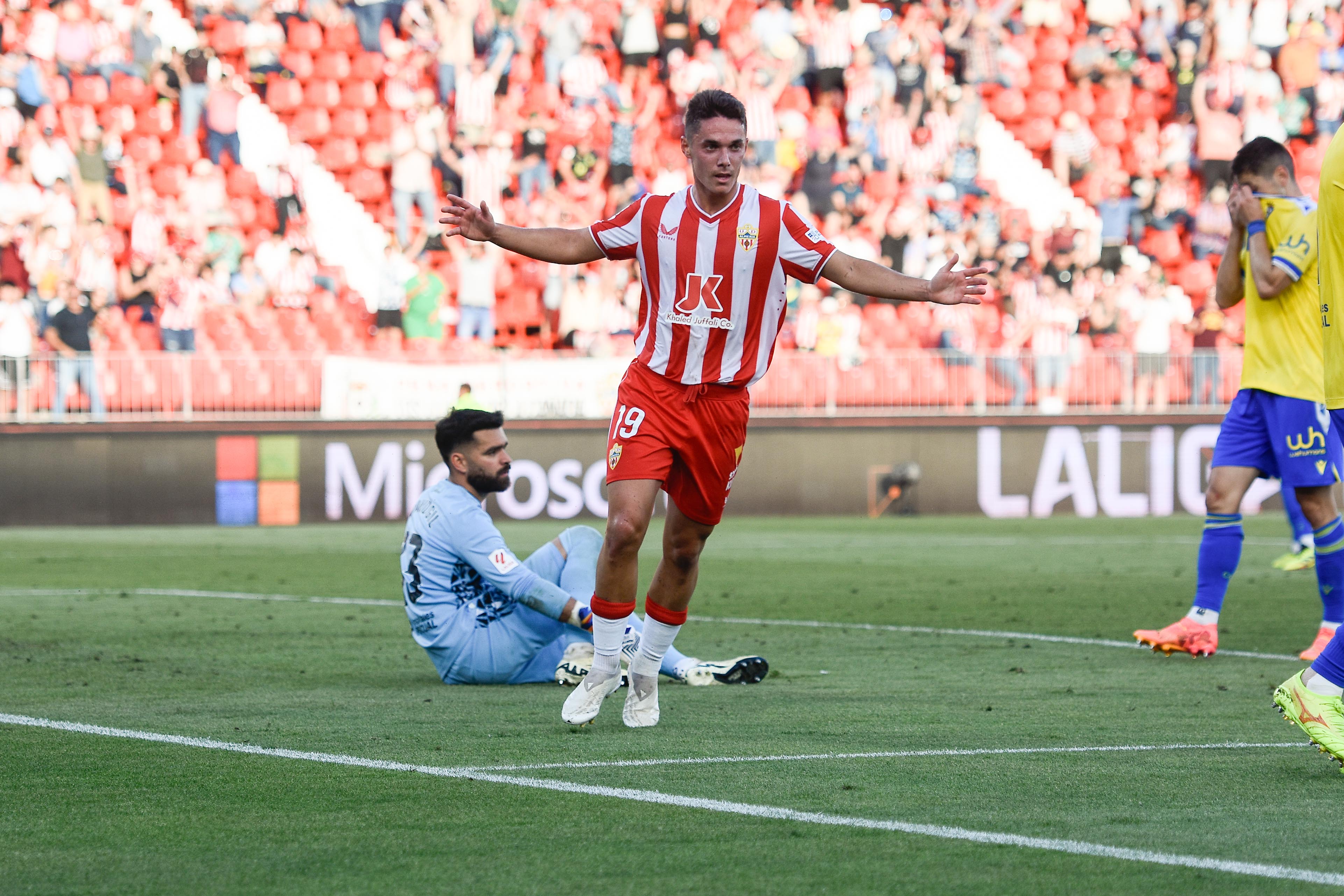 Arribas ha marcado nueve goles en su primera temporada en Primera División.