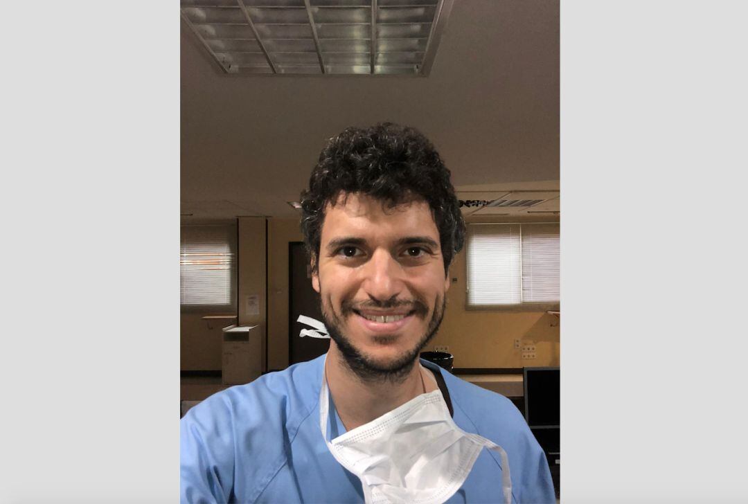 Jorge García Garcinuño. Anestesista e intensivista en la UCI del hospital de Puertollano