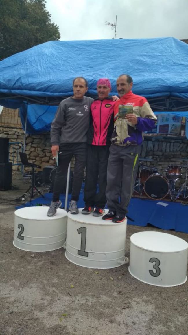 Podio en el Monte Coto