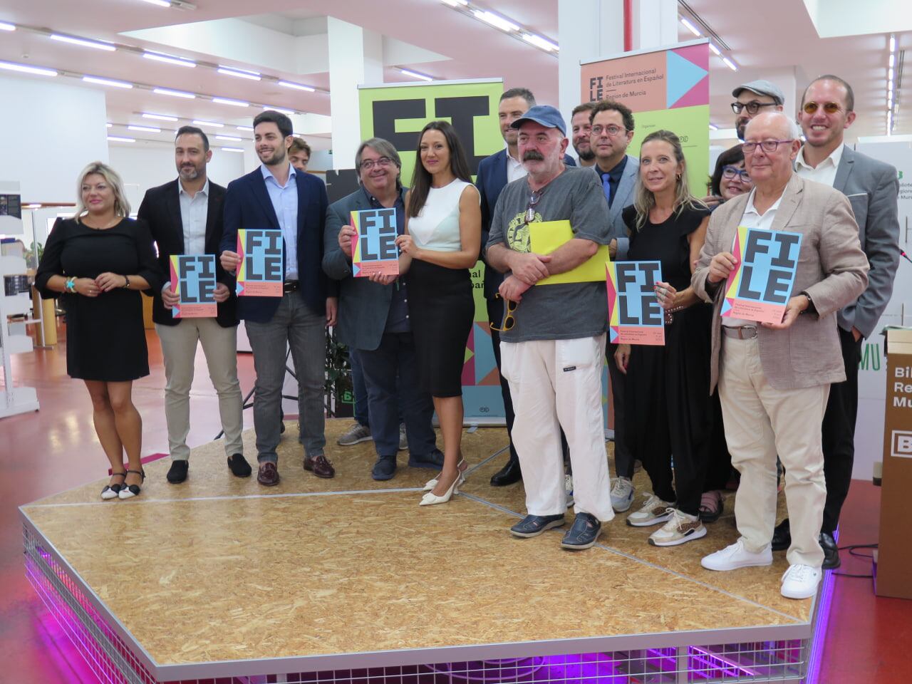 Momento de la presentación del Festival Internacional de Literatura en Español