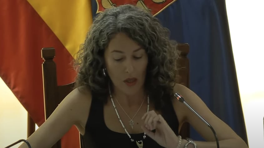 La consejera socialista Ariagona González.