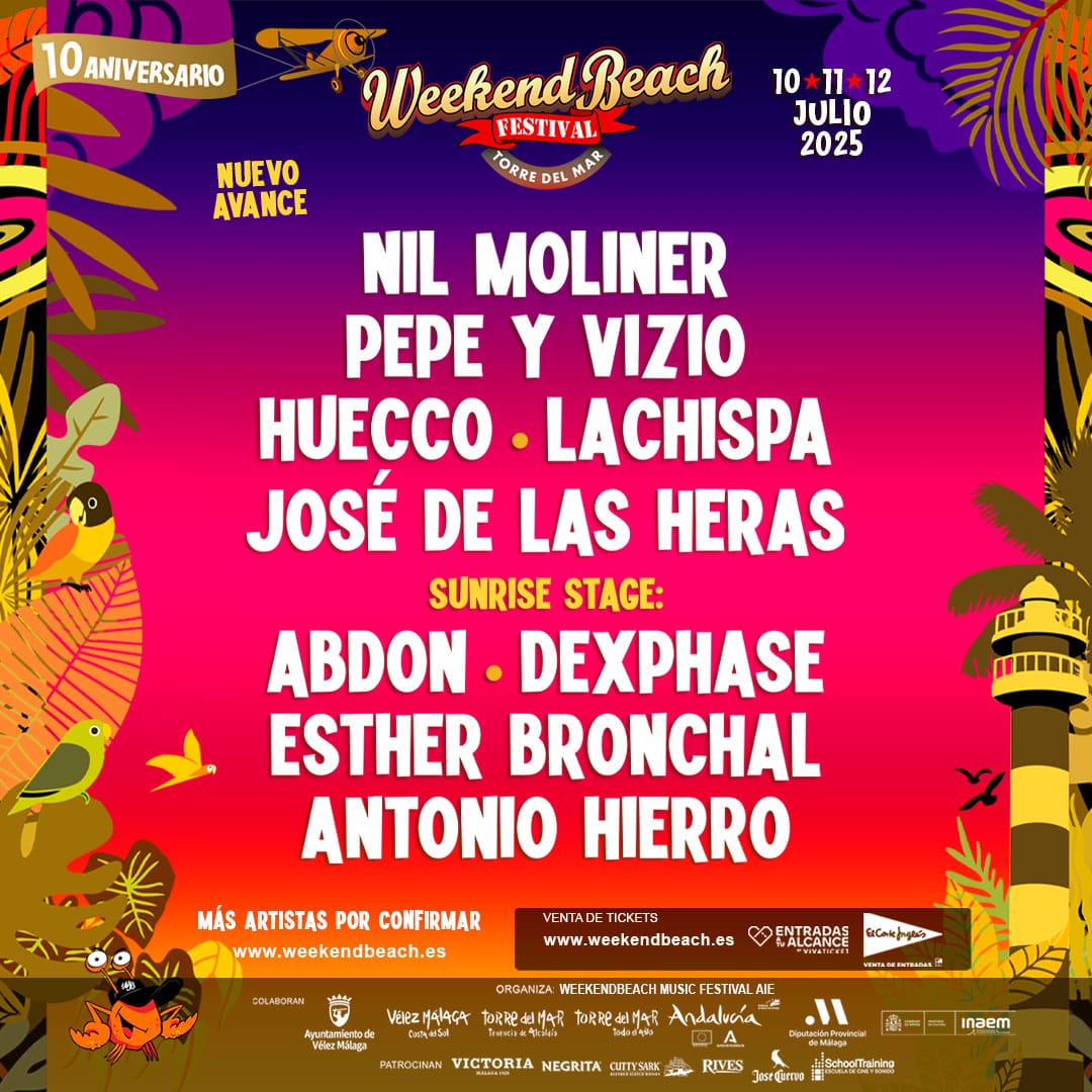 Nuevas confirmaciones WEEKEND BEACH