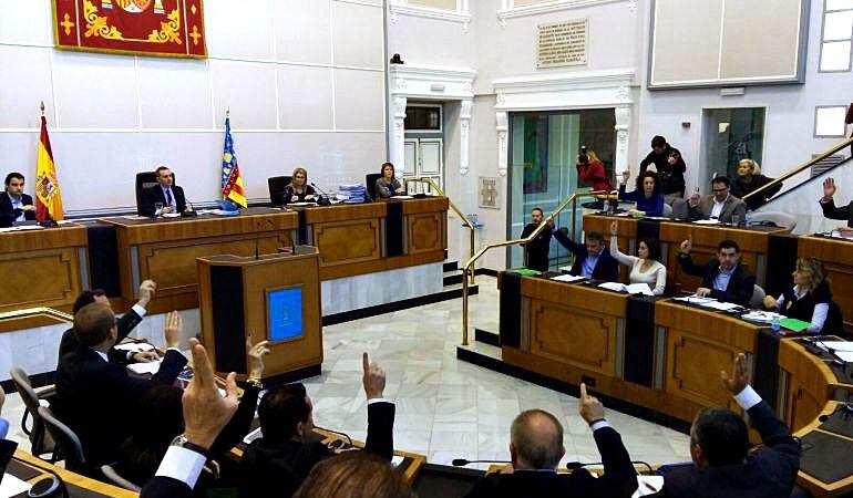 Pleno de la Diputación de Alicante