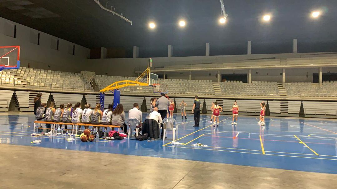 Imagen del partido disputado este fin de semana en el Palacio 