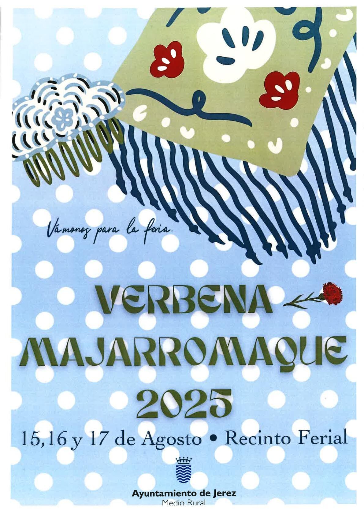 Cartel de la Verbena de Majarromaque 2025