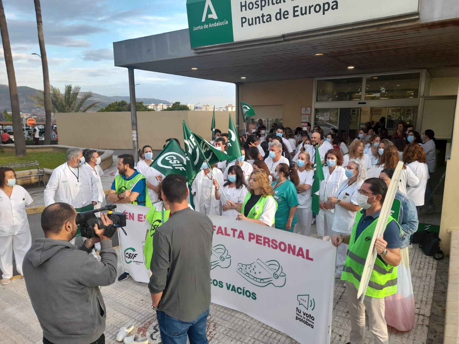 Un momento de la concentración