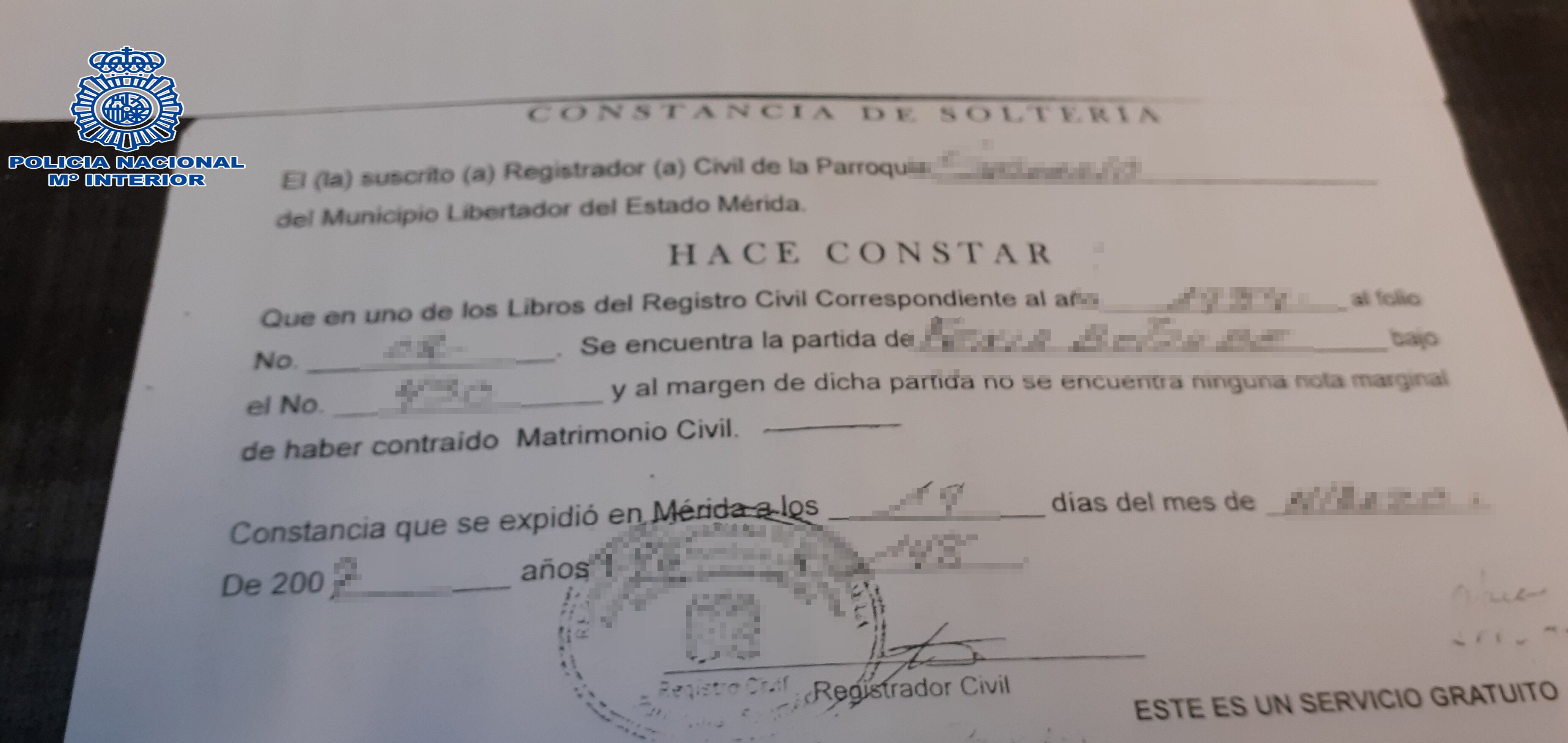 Detenido por estar casado con dos mujeres a la vez