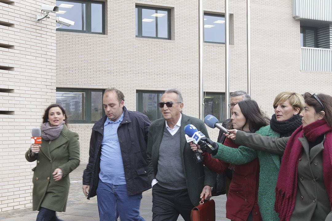 Imagen de Carlos Fabra en la ciudad de la Justicia.