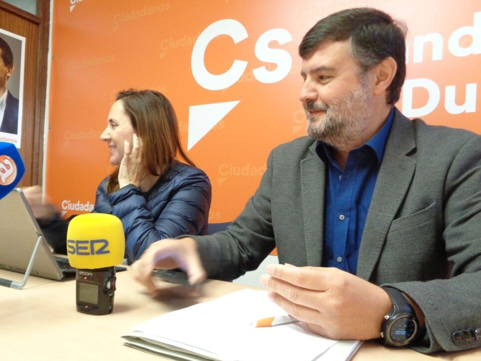 Elia Salinero y Francisco Martín, concejales de Ciudadanos