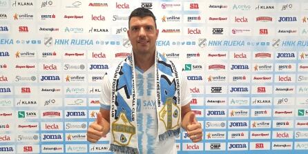 Vuckic, en su presentación con el Rijeka