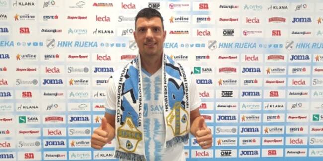 Vuckic, en su presentación con el Rijeka