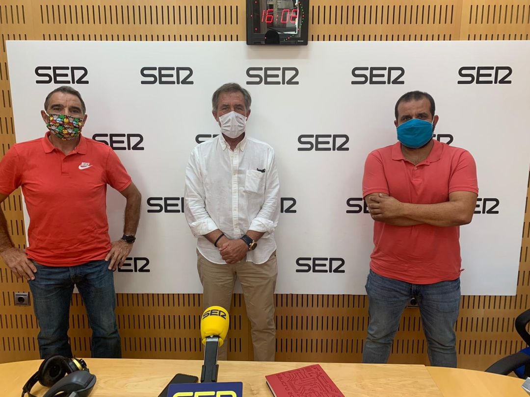 José Ángel Ruiz &#039;Cholo&#039;, José Miguel Monje y Francisco Serrano