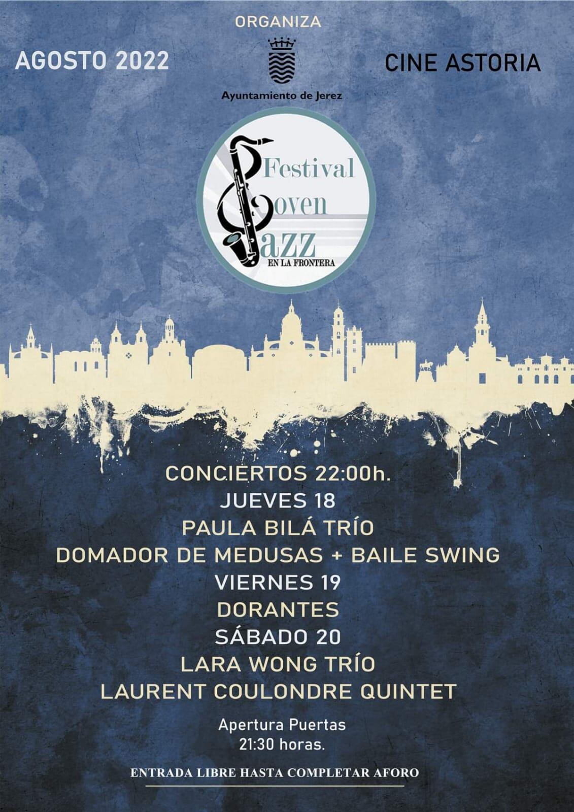 Cartel conciertos Jazz