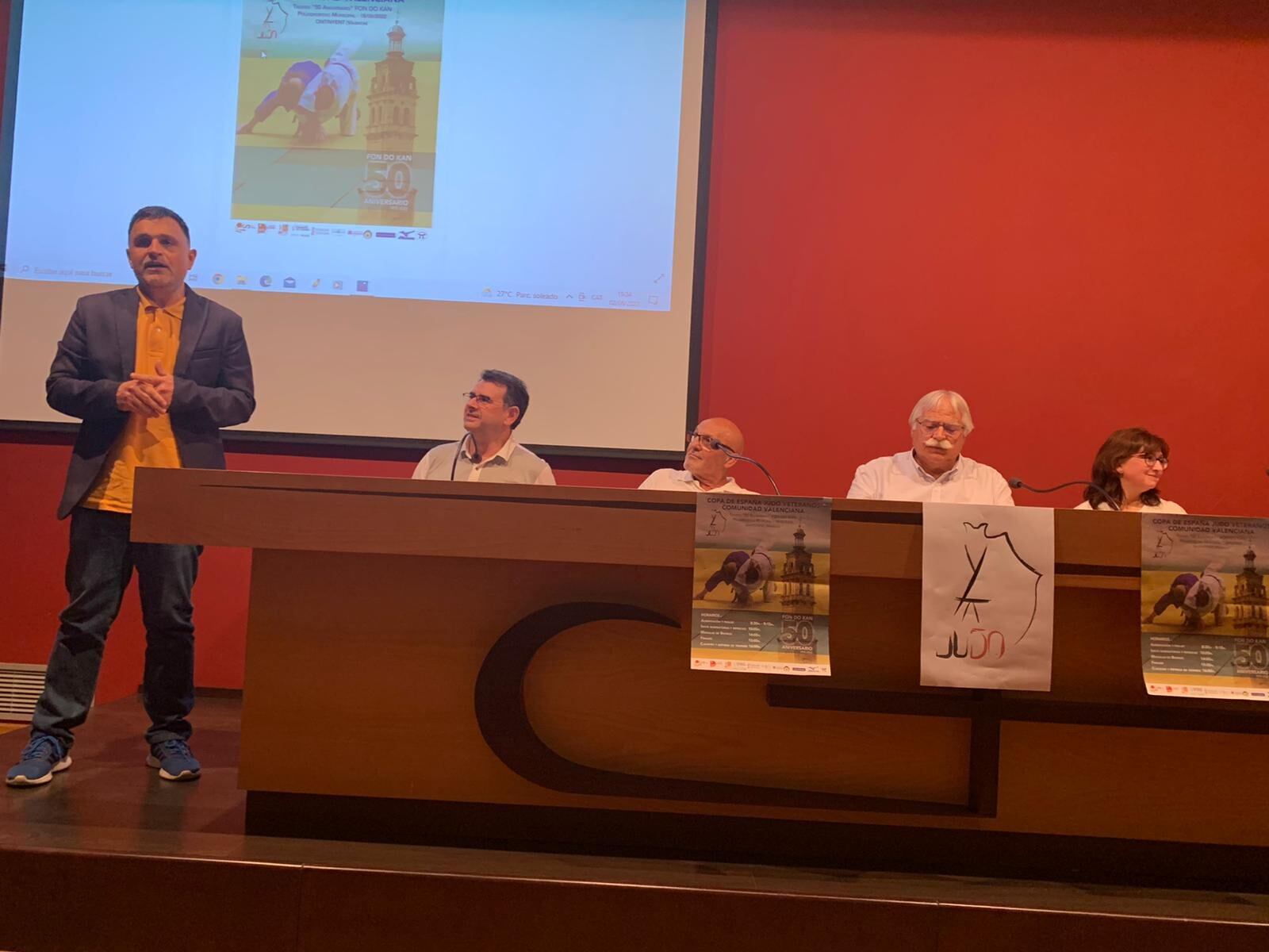 La presentació de la Copa d'Espanya de Veterans de Judo a Ontinyent