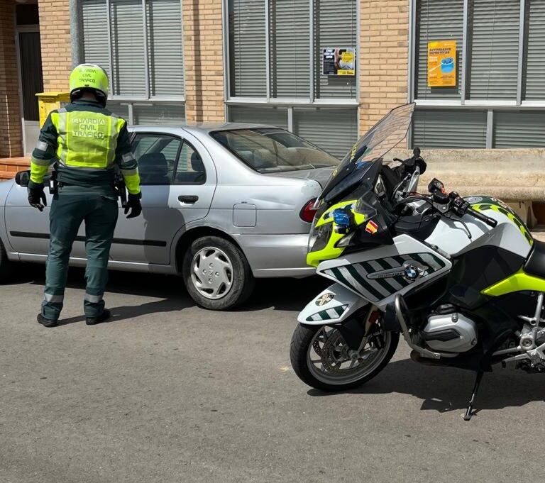 Intervención de la Guardia Civil de Tráfico