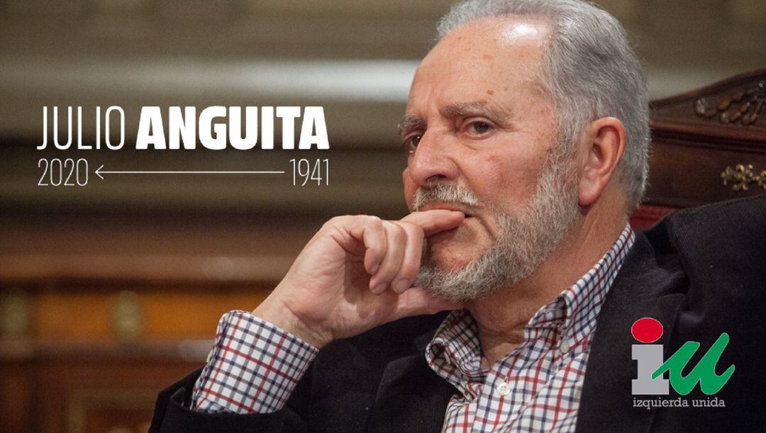 Julio Anguita, ha fallecido este sábado con 78 años de edad 