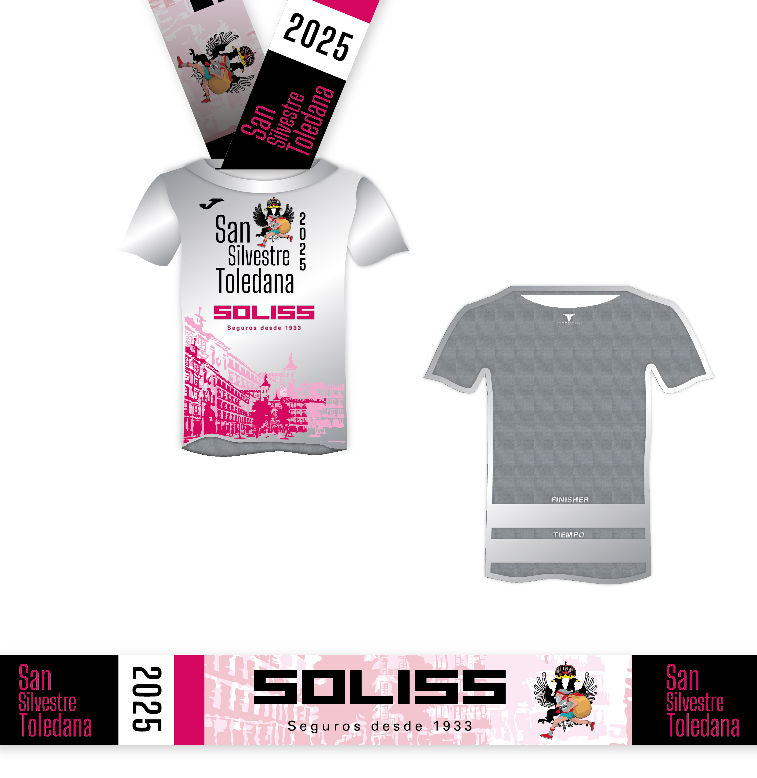 La nueva medalla que se entregará a los participantes de la San Silvestre 2025