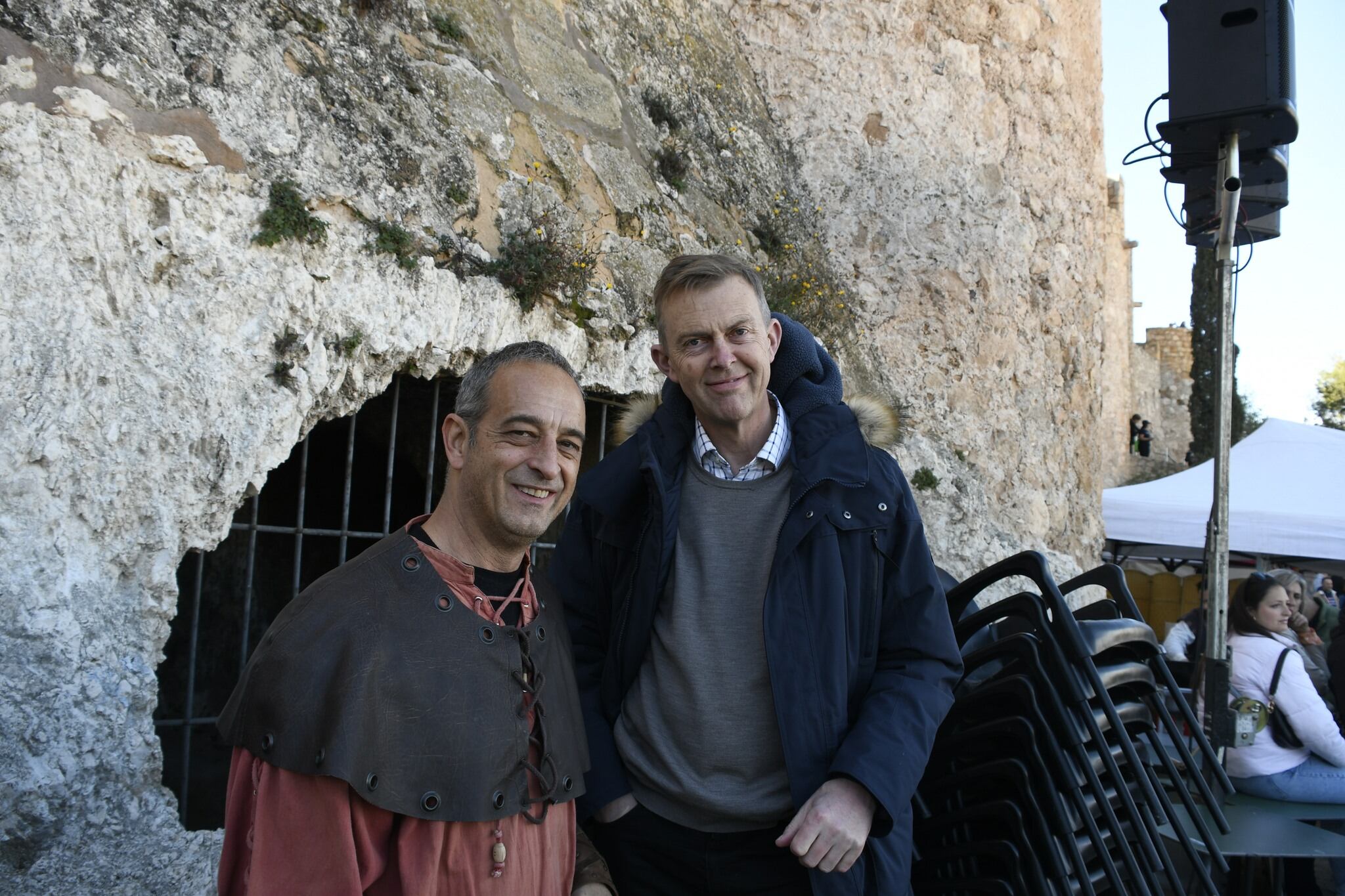 El corresponsal de "The Independent" con Pepe Cabanes