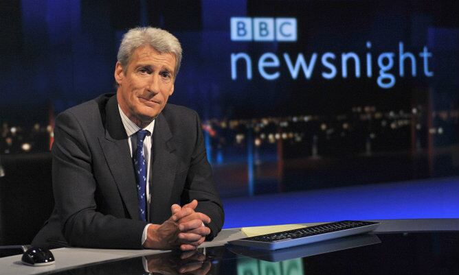 Jeremy Paxman al frente de 'Newsnight' (BBC)